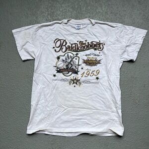 Vintage Baldknobbers Branson Missouri T-Shirt Delta Pro Weight Graphic Tee White